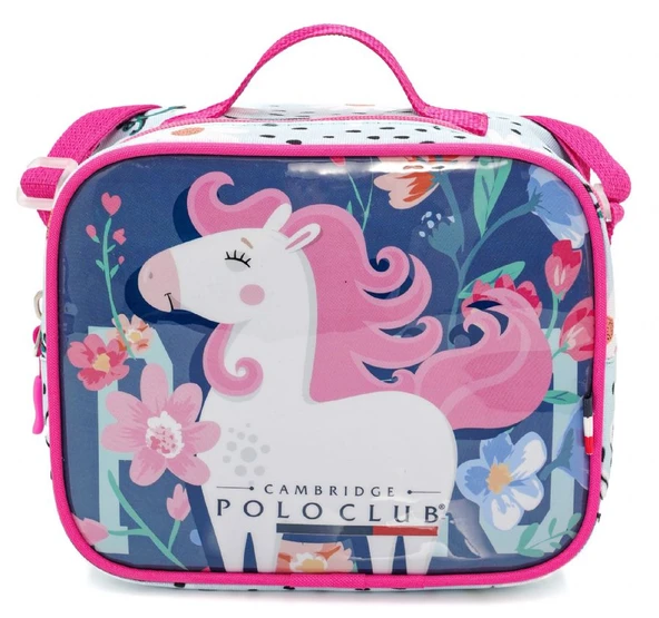 Cambridge Polo Club Unicor Desenli 3'lü Kız Çocuk İlkokul Çanta Seti - Açık Pembe - PLCAN2132 - Resim 5