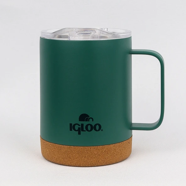 Igloo Cork Mug 350ml-YEŞİL