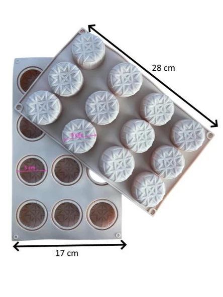 Pastaland Silikon Kek Kalıbı Yıldız Şekilli - Resim 2