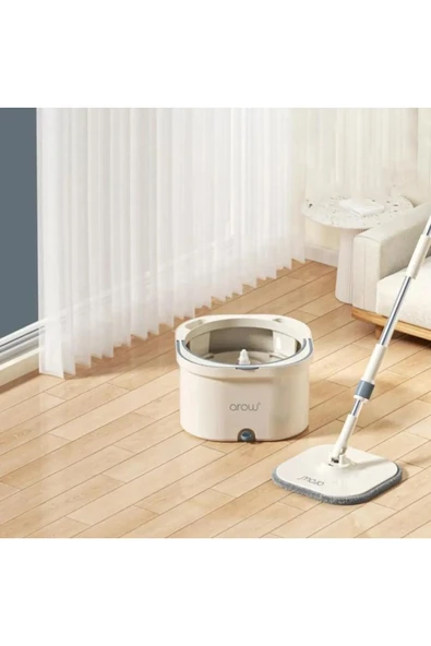 Temiz Kirli Su Ayırabilen 2 Yedek Bezli Mop Seti(TEMİZLİK BEZİ HEDİYELİ) - Resim 2