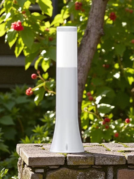 54 Cm, Plastik Gövde E27 Duylu Set Üstü Bahçe Armatürü, Elektrikle Çalışır Kaliteli Bahçe Apliği - Resim 4