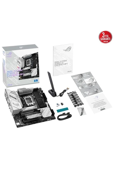 Asus Rog Strix B760-G Gaming Wi-Fi D4 Intel LGA1700 DDR4 Micro ATX Anakart Teşhir - Resim 7