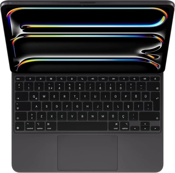 Apple iPad Pro M4 Magic Keyboard Siyah MWR53TQ/A 13" Tablet Klavyesi Teşhir - Resim 2
