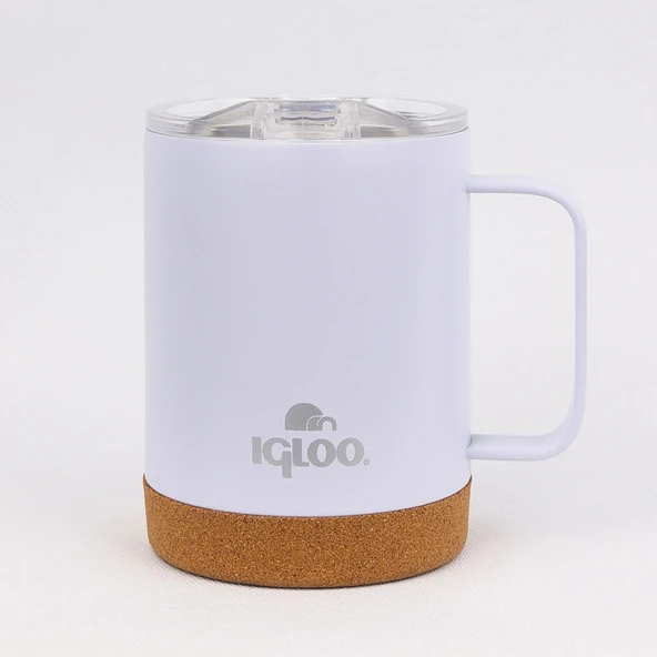 Igloo Cork Mug 350ml-BEYAZ