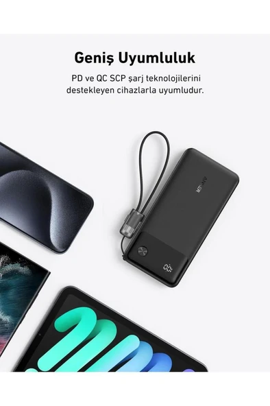 Anker A1388 10000 mAh Hızlı Şarj Powerbank Teşhir - 5