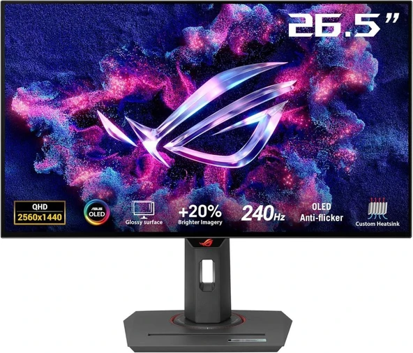 Asus ROG Strix OLED XG27AQDMG 26.5" 0.03 ms 2K Pivot 240 Hz Oyuncu Monitörü Outlet - 1