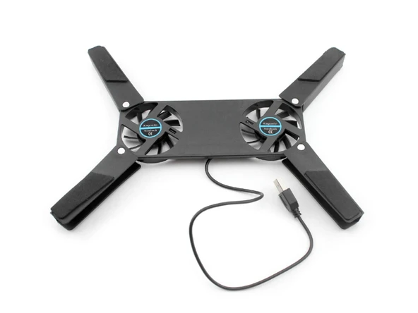 Katlanabilir, Soğutma Pedi, Dizüstü Soğutucu, Çift Fanlı Dizüstü Bilgisayar Standı, USB Powered, 7-15 inç, notebook Soğutucu, ürün görseli