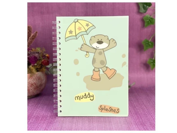 DEFTER STİCKER,LAPTOP STİCKER SEVİMLİ AYI DESENLİ PVC 70X50X0,5CM - 2