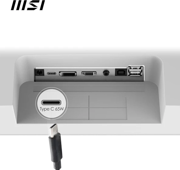MSI Modern MD272XPW 27" 1 ms Full HD Pivot IPS 100 Hz Monitör Outlet - 4