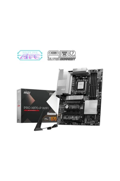 MSI Pro X870-P Wi-Fi AMD AM5 DDR5 ATX Anakart Outlet ürün görseli 1