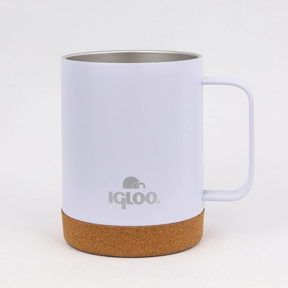 Igloo Cork Mug 350ml-BEYAZ - 2