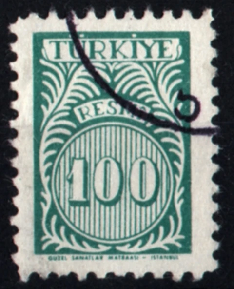 EABİ-1957 Resmi Pul 100 Kuruş (tp0278) ürün görseli