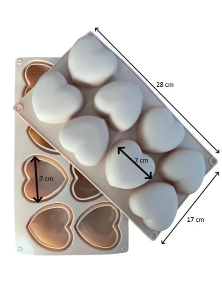 Pastaland Silikon Kek Kalıbı Kalpli - Resim 2