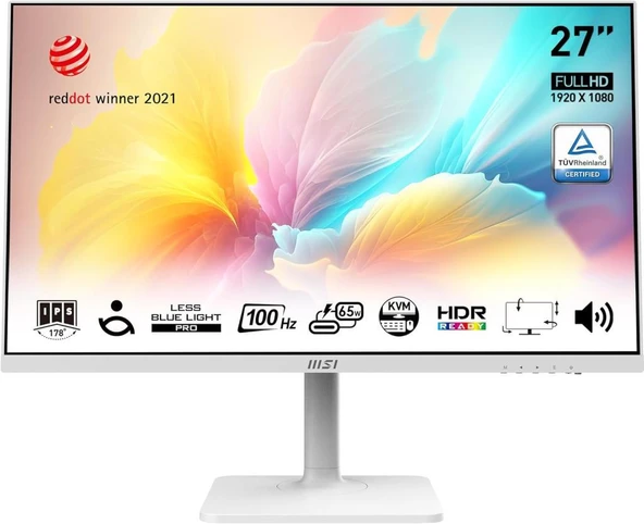 MSI Modern MD272XPW 27" 1 ms Full HD Pivot IPS 100 Hz Monitör Outlet