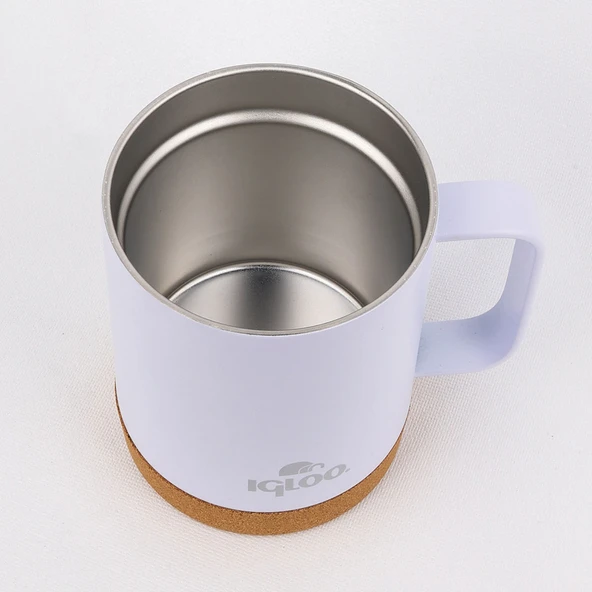 Igloo Cork Mug 350ml-BEYAZ - 4