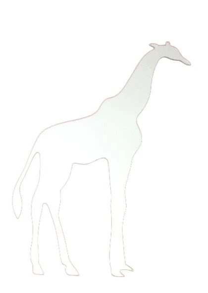 DEFTER STİCKER,LAPTOP STİCKER AYNALI ZÜRAFA ŞEKİLLİ 20X14X0,6CM - 3