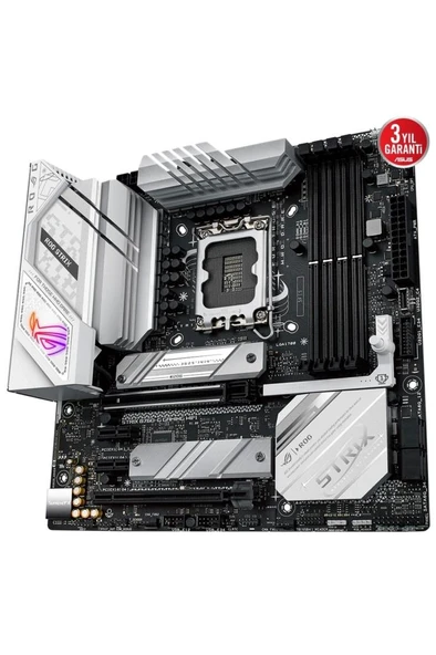 Asus Rog Strix B760-G Gaming Wi-Fi D4 Intel LGA1700 DDR4 Micro ATX Anakart Teşhir - Resim 3