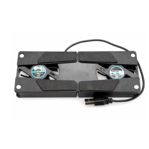 Katlanabilir, Soğutma Pedi, Dizüstü Soğutucu, Çift Fanlı Dizüstü Bilgisayar Standı, USB Powered, 7-15 inç, notebook Soğutucu, - 4