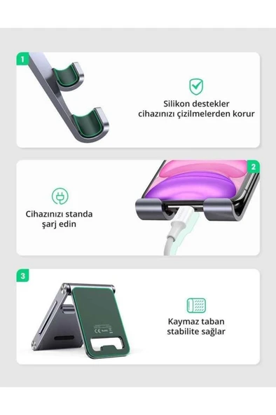 UGREEN Masaüstü Telefon Tutucu Teşhir - 8