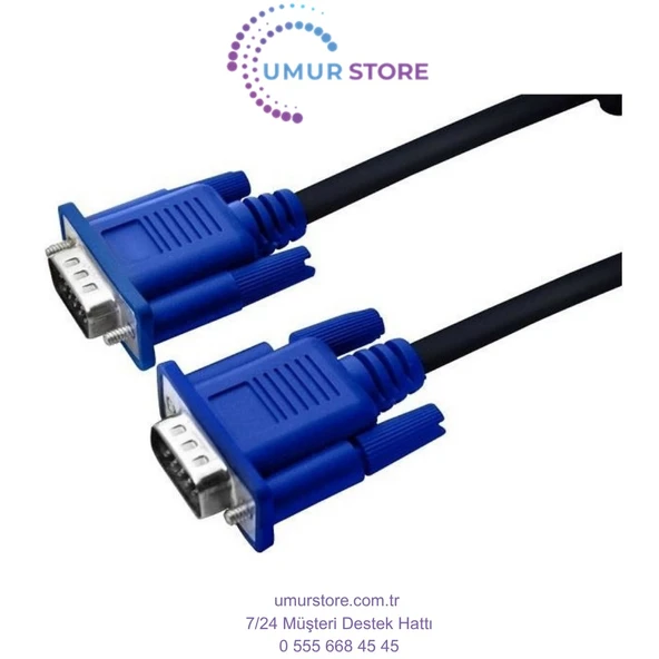 VGA To VGA 1,5 mt VGA Görüntü Aktarma Kablosu ürün görseli 1