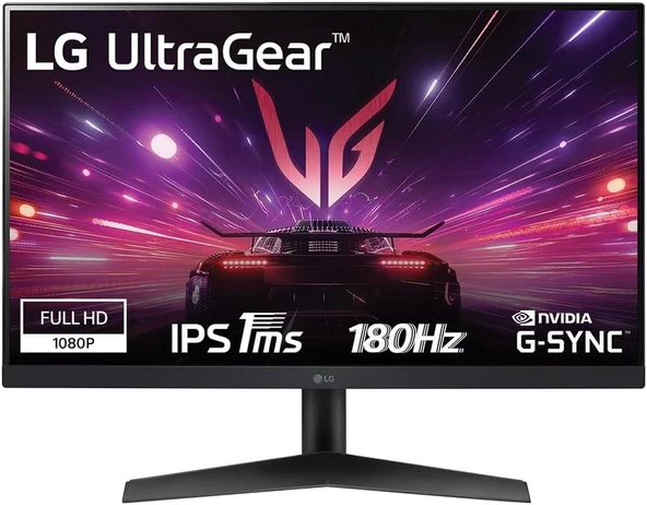LG UltraGear 24GS60F-B 23.8" 1 ms Full HD IPS 180 Hz Oyuncu Monitörü Teşhir