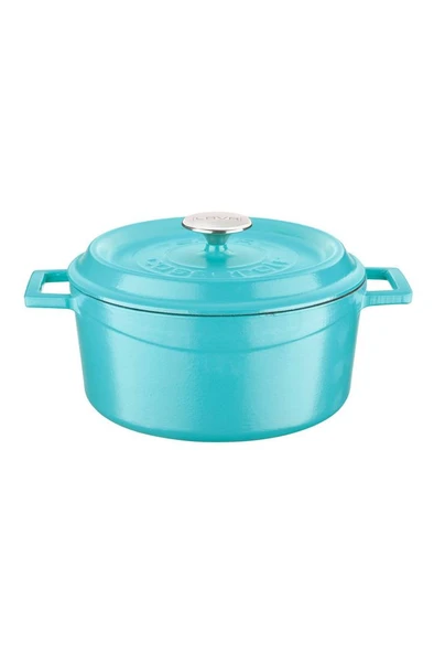 Lava Spring Yuvarlak 24 cm Döküm Tencere Outlet