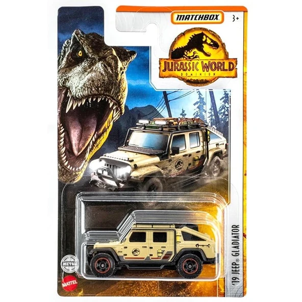 Matchbox Jurassic World 19 Jeep Gladıator FMW90 HBG96 ürün görseli