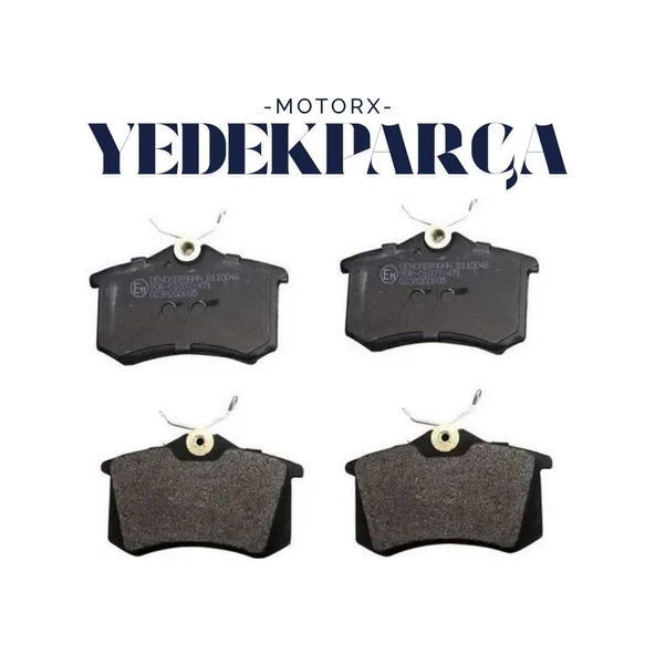 Fren Balatası Arka Clio 05> Megane 99> Fluence 09> / 308 >13 / C4 Ds4 1.6 2.0Cc 09> / Golf Iıı Iv >02 Passat 95-98 Polo 09> ürün görseli 1