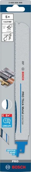 PRO Panter Testere Bıçağı Metal S 1137 HBF 5li - 1