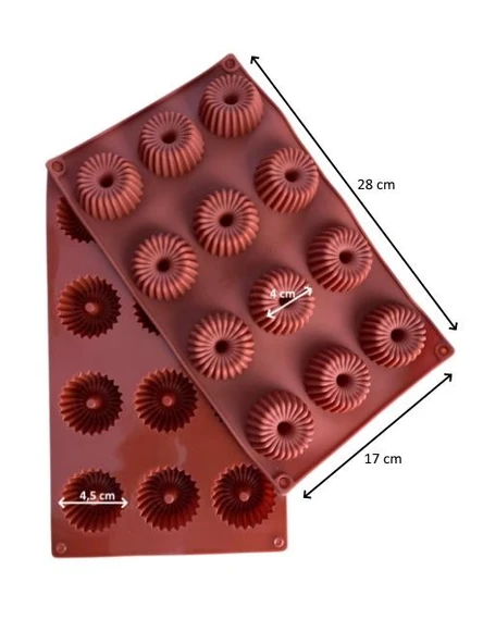 Pastaland Silikon Kek Kalıbı Tırtıklı - Resim 2
