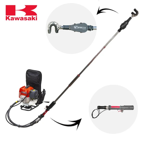 Stella Plus SP-900 K Kawasaki TJ53E Motorlu Hasat Makinesi ürün görseli 1