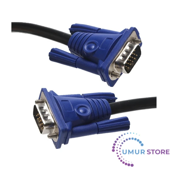 5m Ferrit Core EMI/RFI Filtreli VGA Monitör Kablosu - Resim 2