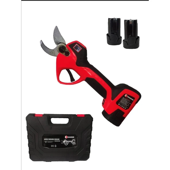 Dakkin WS-035Y Çift Akülü Budama Makası Taşıma Çantalı Budama Makası 35mm ürün görseli 1