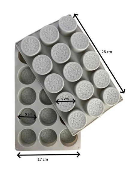 Pastaland Silikon Kek Kalıbı Oreo - Resim 2