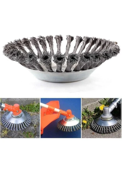 Motorlu Tırpan Kıyı Temizleme Çelik Fırça Başlık ürün görseli 1
