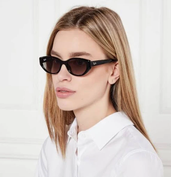 Ray-ban Rb4457d 667787 55 Unisex Güneş Gözlüğü Siyah - 2