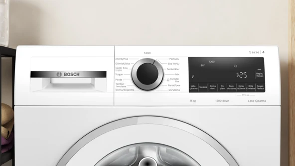 Bosch WGA242X3TR 9 kg 1200 Devir Çamaşır Makinesi - Resim 6