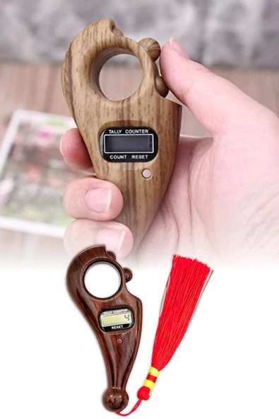 Tesbih Model Dijital Zikirmatik Parmak Geçirmeli Sayar Ekranlı Sessiz ve Pratik Zikir Sayacı Kolay Kullanımlı Hafif ve Taşınabilir İbadet Yardımcısı ürün görseli