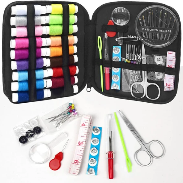 Çanta İğne Seti 30 Parça Renkli İğneler Pratik Dikiş Seti Taşınabilir Kutulu Kapsamlı Onarım ve Tadilat İçin Uygun Dikiş İğnesi Seti Ev ve Seyahat Kullanımına Uygun Kompakt Dikiş Yardımcısı - 3