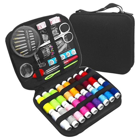 Çanta İğne Seti 30 Parça Renkli İğneler Pratik Dikiş Seti Taşınabilir Kutulu Kapsamlı Onarım ve Tadilat İçin Uygun Dikiş İğnesi Seti Ev ve Seyahat Kullanımına Uygun Kompakt Dikiş Yardımcısı - 2