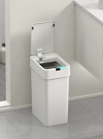 9Litre Sensörlü Otomatik Çöp Kovası Ofis Mutfak Banyo Balkon Akıllı Çöp Kovası - Resim 4