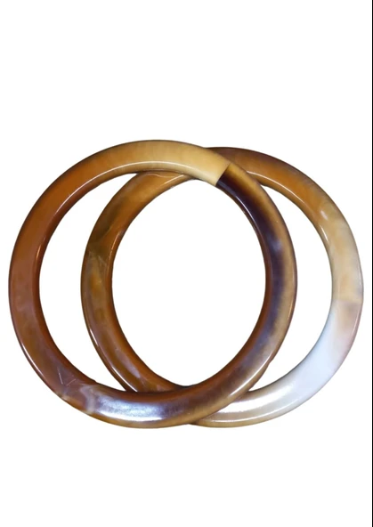 Çanta Sapı Yuvarlak Kahverengi 10 cm ürün görseli