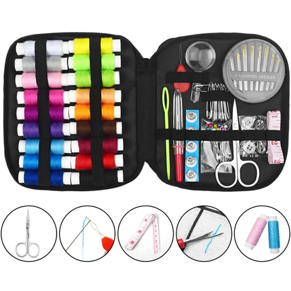 Çanta İğne Seti 30 Parça Renkli İğneler Pratik Dikiş Seti Taşınabilir Kutulu Kapsamlı Onarım ve Tadilat İçin Uygun Dikiş İğnesi Seti Ev ve Seyahat Kullanımına Uygun Kompakt Dikiş Yardımcısı - 8