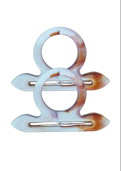 Çanta Sapı Çapa Model Kahverengi - Beyaz 18 cm ürün görseli