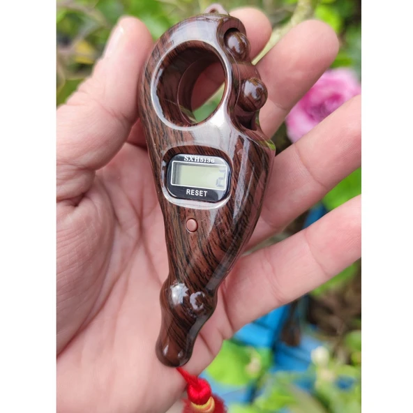 Tesbih Model Dijital Zikirmatik Parmak Geçirmeli Sayar Ekranlı Sessiz ve Pratik Zikir Sayacı Kolay Kullanımlı Hafif ve Taşınabilir İbadet Yardımcısı - Resim 4