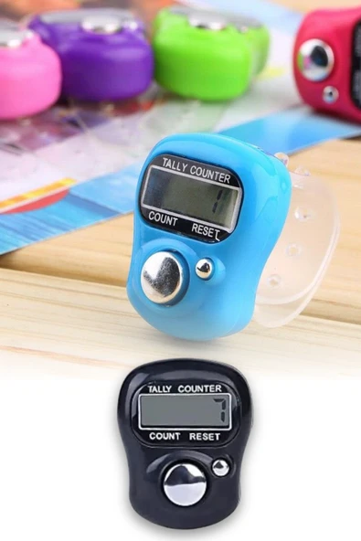 Yüzük Tipi Zikirmatik Parmak Geçmeli Dijital Zikir Sayacı Sessiz ve Pratik Kullanımlı ürün görseli