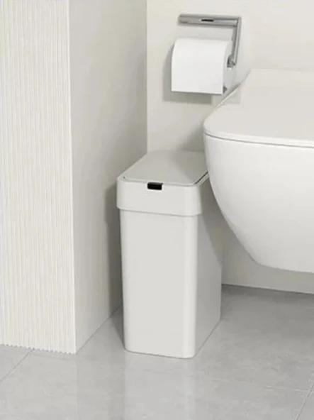 9Litre Sensörlü Otomatik Çöp Kovası Ofis Mutfak Banyo Balkon Akıllı Çöp Kovası - Resim 2