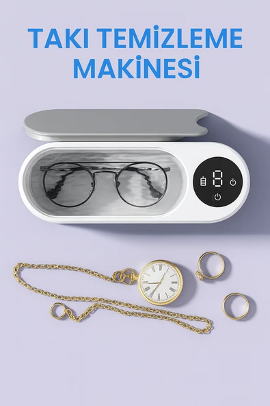 qasul Ultrasonik Temizleme Makinesi Çok Fonksiyonlu Yüksek Frekanslı Gözlük Takı Fırça Gözlük Temizleme - 2