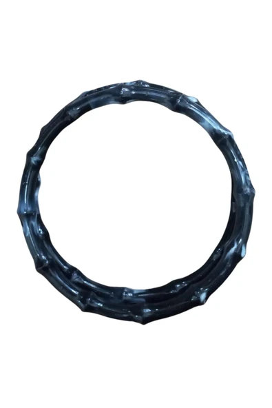 Çanta Sapı Akrilik Yuvarlak Siyah ürün görseli