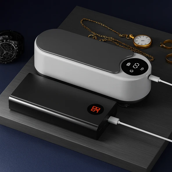 qasul Ultrasonik Temizleme Makinesi Çok Fonksiyonlu Yüksek Frekanslı Gözlük Takı Fırça Gözlük Temizleme - 5